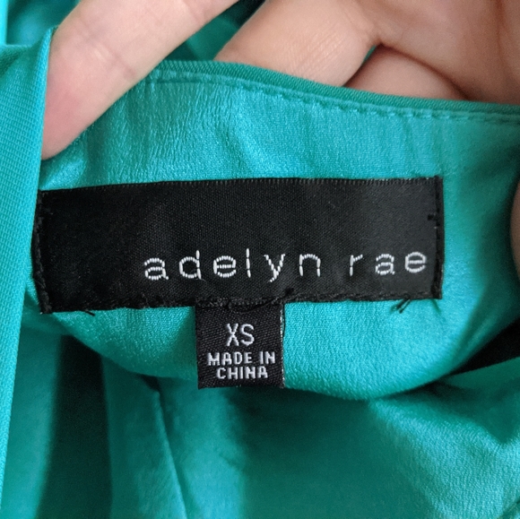 Like New Adelyn Rae Lace Up Back Corset Dress Teal - Picture 7 of 7